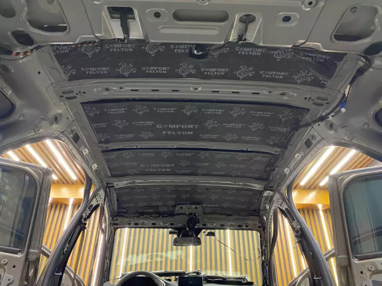 Шумоизоляция крыши Лада Веста-3