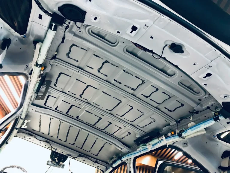 Шумоизоляция Mercedes GLE 2020 б крыша 1