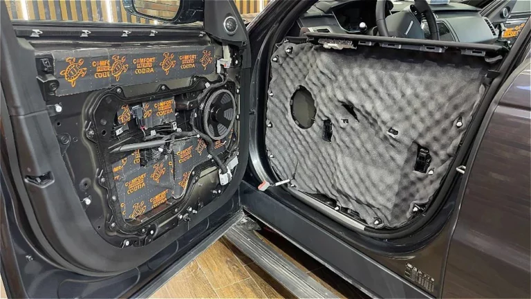Шумоизоляция двери Range Rover Sport-4