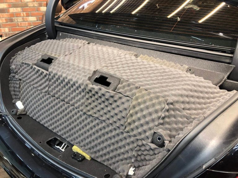 Шумоизоляция багажника Mercedes S W222